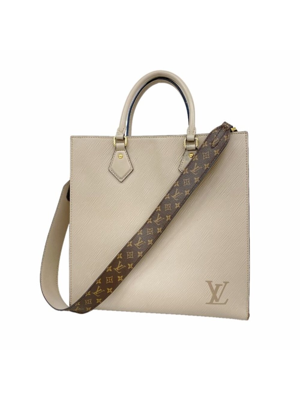 Louis Vuitton Handbag Epi Sac Plat PM Galet 2-Way Bag